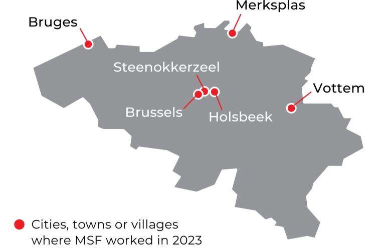 Belgium IAR map 2023